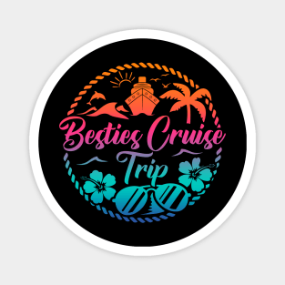 Besties Cruise Trip Summer Magnet